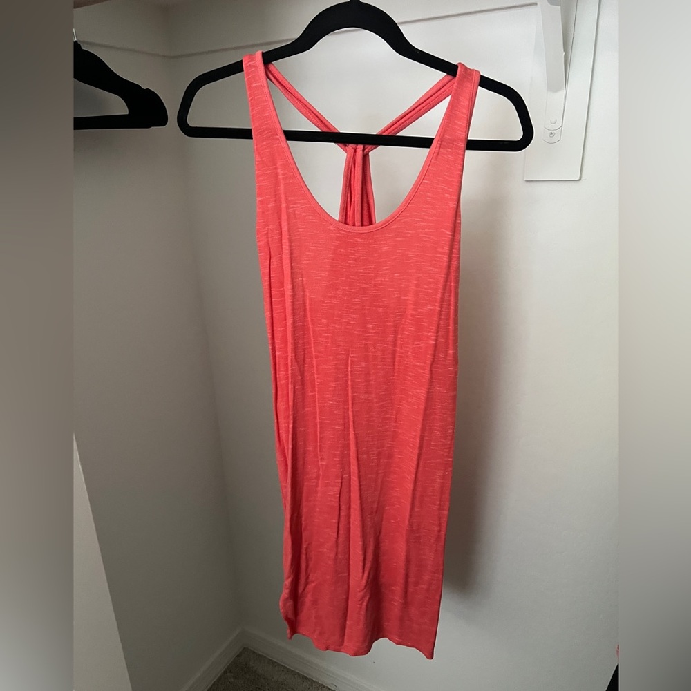Anthropologie Saturday Sunday Asa Tank Coral Dress Size Small